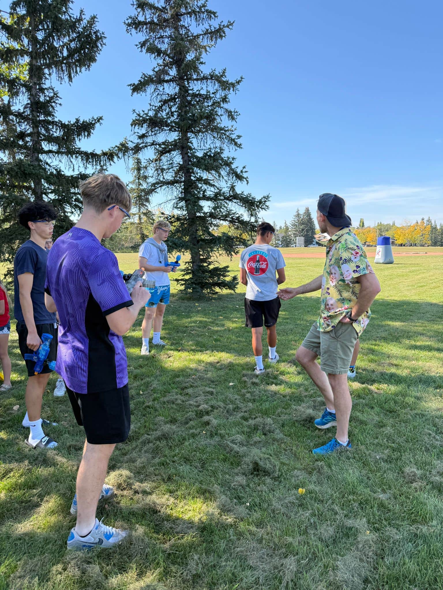 Birthday party setup